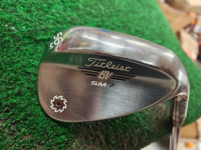 Titleist Vokey SM7 Chrome Sand Wedge SW 56 Degree 56.08 M Grind Nice