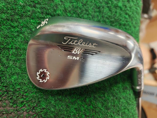 Titleist Vokey SM7 Chrome Sand Wedge SW 56 Degree 56.10 S Grind Nice