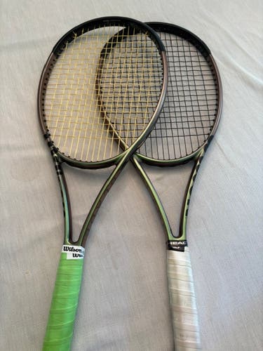 Wilson Blade 98 V8 16x19 Grip Size 4 3/8 (L3) Tennis Racquets (price is $105 per racquet)