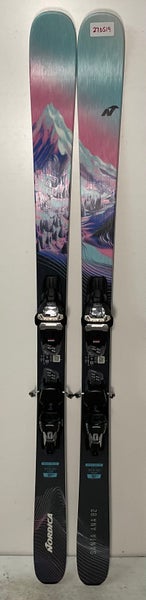 2027 Women's Nordica 167cm Santa Ana 82 Demo Skis With Marker Squire Bindings (Used) (27DS19)