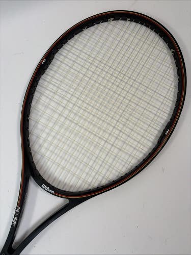 Wilson Pro Staff Largehead Tennis Racket, 4 1/2" Grip, 27", w/ cover