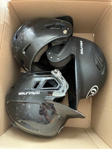 Baseball Batting Helmets Lot of 3