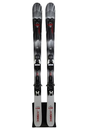 USED 2026 Line Honey Badger 166cm Skis with Atomic Strive 11 Bindings