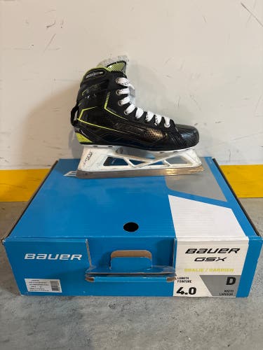 2021 Bauer GSX Hockey Goalie Skates Regular Width Size 4 (Used)