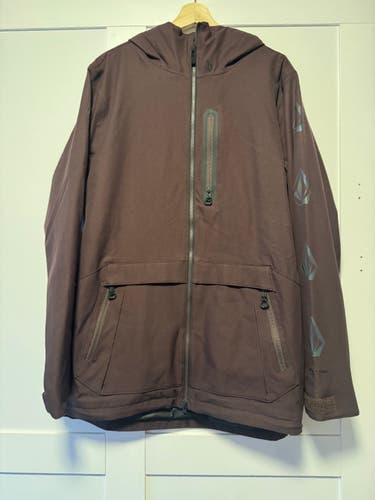 Brown Men's Adult Medium Volcom Jacket (Used)