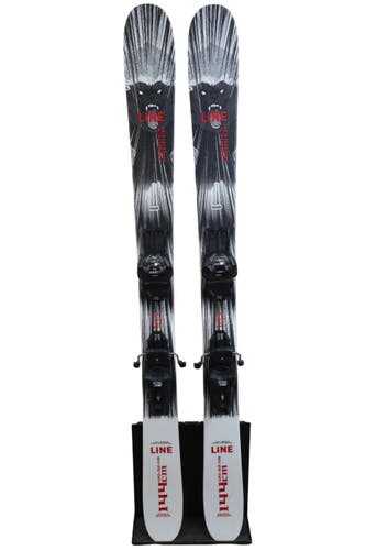 USED 2026 Line Honey Badger 144cm Skis with Tyrolia Attack 11 GW Bindings