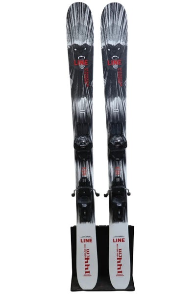 USED 2026 Line Honey Badger 144cm Skis with Tyrolia Attack 11 GW Bindings