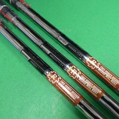 Titleist Vokey SM10 True Temper Dynamic Gold .355 Steel Wedge Shafts SET OF 3