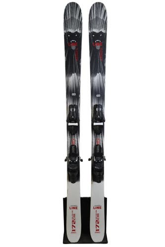 USED 2026 Line Honey Badger 172cm Skis with Tyrolia Attack 11 GW Bindings