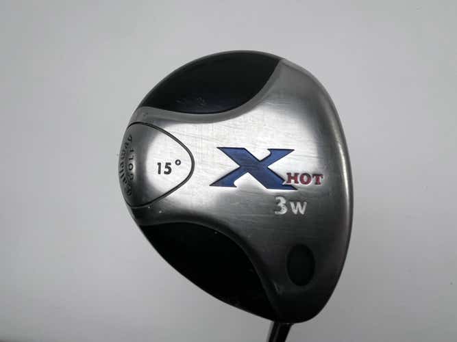 Callaway X Hot 2007 3 Fairway Wood 15* Fujikura Banzai Regular Graphite Mens RH