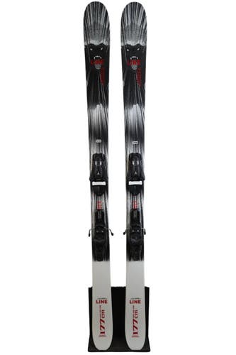 USED 2026 Line Honey Badger 177cm Skis with Atomic Strive 11 Bindings