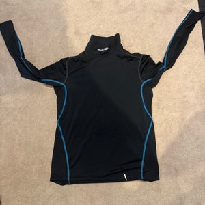 Black Large Kids Unisex Bauer Compression (Used)