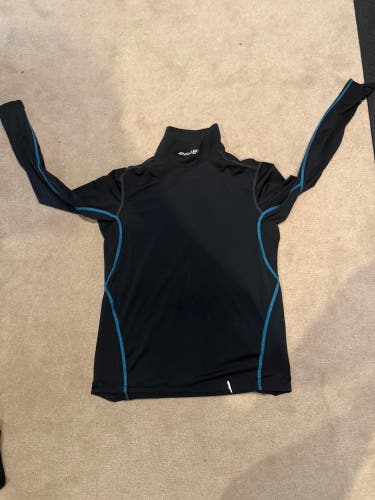 Black Large Kids Unisex Bauer Compression (Used)