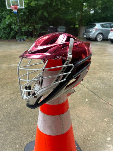 Chrome Red Cascade XRS Helmet