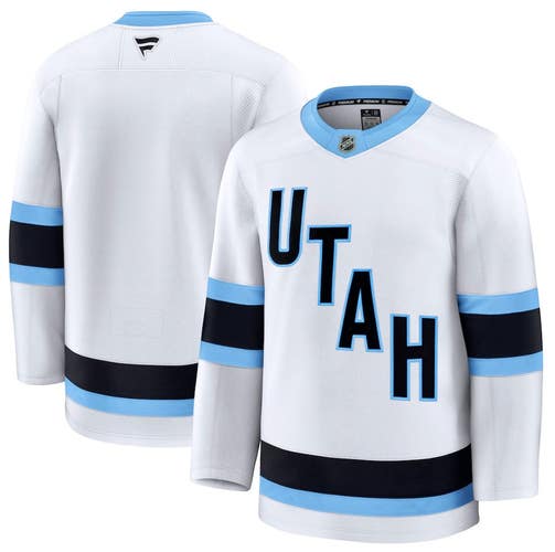 Utah Mammoth Men's Fanatics Away Premium Jersey - White - Size 54 NWT