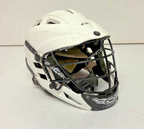 Cascade CS Full Face Youth Lacrosse Helmet White Satisfaction Guaranteed