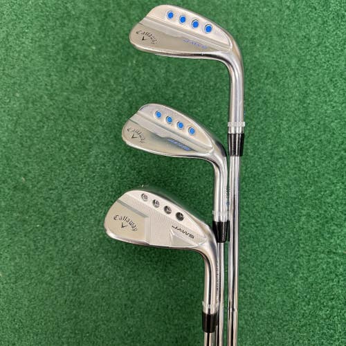 Callaway Jaws MD5/Full Toe Wedge Set Men's Right Hand 50-54-58 Steel Shafts