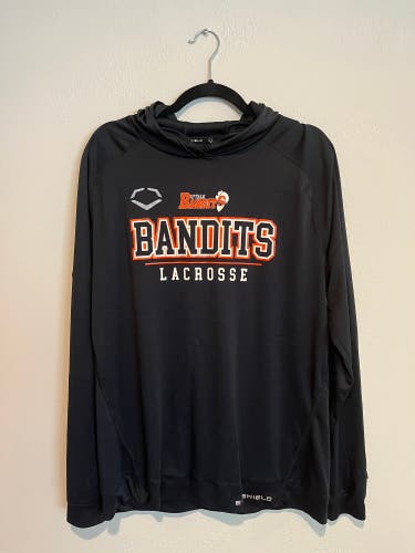 Buffalo Bandits Men's Large EvoShield Hoodie Shirt