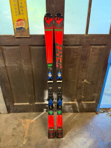Rossignol Hero FIS SL Pro 165 cm Racing Skis With Bindings Max Din 18 (Used)