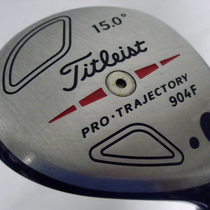 Titleist 904F 3 wood 15* (Fujikura Speeder, STIFF) Pro Trajectory 3w Golf Club