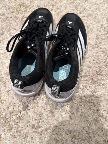 Black Men's Size M 11.5 (W 12.5) Adult Adidas Adizero Low Top Turf Cleats (New)