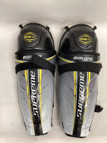 Used Bauer Supreme One 40 10" Hockey Shin Guards 11851-s000020141
