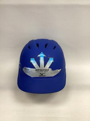 Used Mizuno Mvp G2 Fitted Blue Baseball Helmet Lg Baseball And Softball Helmets 11851-s000014321