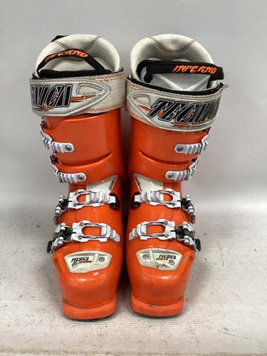 Used Tecnica Diablo Inferno Mens Dh Ski Boot Orange 250 Mp - M07 - W08 11851-s000020827