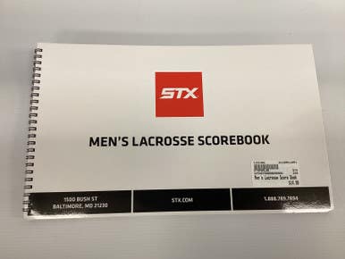 New Men's Lacrosse Score Book 11851-stxasmlsb