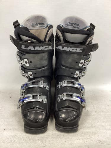 Used Lange L8 Race Fit Womens Dh Ski Boot Black 230 Mp - J05 - W06 11851-s000020861