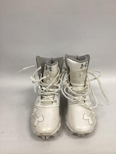 Used Under Armour Jr Fb Cleats White Junior 01.5 11851-s000030058