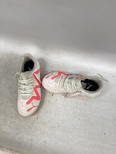 Used Puma Soccer Cleats White Youth 12.0 11851-s000040389