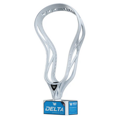 New East Coast Dyes Delta Unstrung Mens Lacrosse Head White 11851-ecd301101