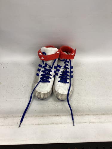 Used Adidas Wrestling Shoes White Senior 10 11851-s000044610