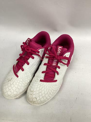 Used Under Armour Baseball Cleat Bb Sb Cleats White Junior 03.5 11851-s000026206