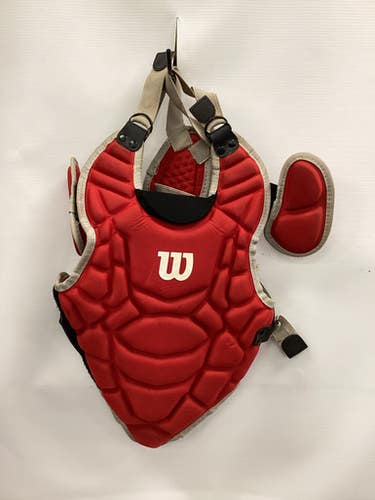 Used Wilson Youth Chest Catchers Chest Protector Red T-ball 11851-s000031553