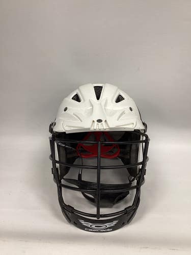 Used Cascade Clh2 Lacrosse Helmet White One Size 11851-s000032274