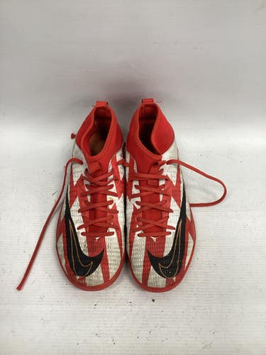 Used Nike Soccer Indoor Shoes Red Junior 04 11851-s000035057
