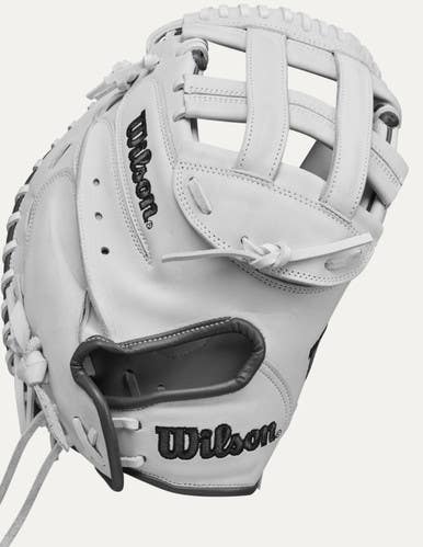 Used Wilson A1000 Bb Sb Catchers Rh Throw White 33" 11851-s000035502