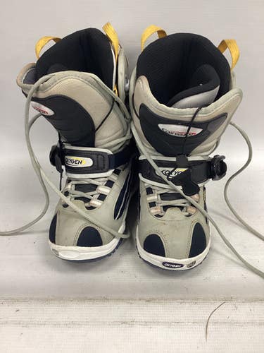 Used Oxygen Click In Style Mens Snowboard Boots Grey Senior 6 11851-s000035437