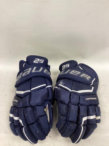 Used Bauer Supreme 2s Junior Gloves Navy Blue 11" 11851-s000046964