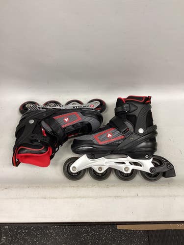 Used Airwalk Adj 6-7.5 Senior Rec Fitness Skates Black Adjustable 11851-s000047200