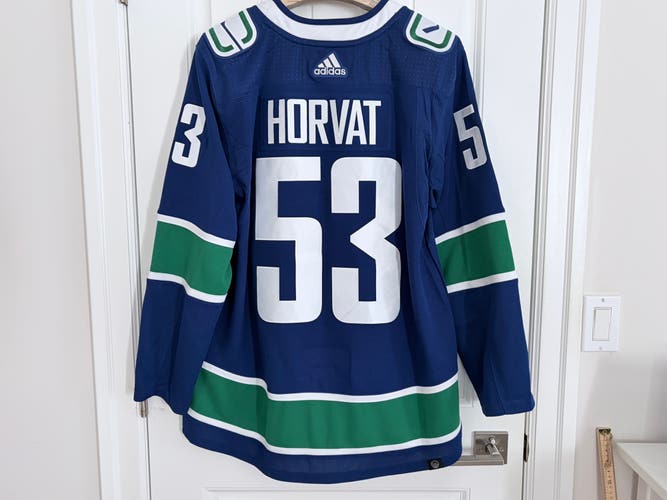 Authentic Adidas Vancouver Canucks Bo Horvat Primegreen Jersey Size 52 Large