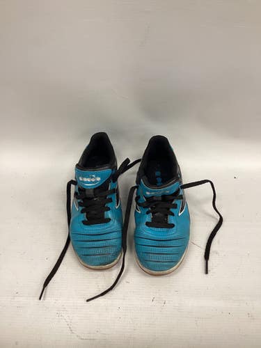 Used Diadora Soccer Indoor Shoes Royal Blue Junior 02 11851-s000026383