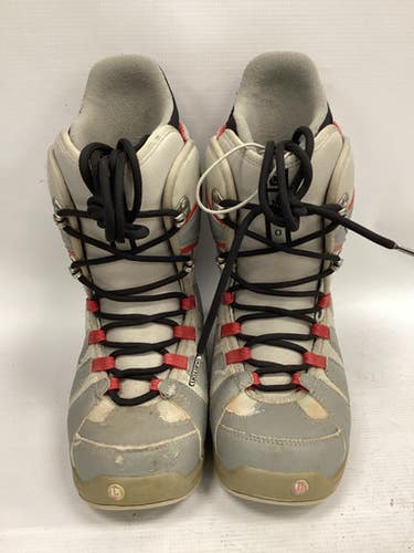 Used Burton Moto Womens Snowboard Boots Grey Senior 5 11851-s000026351