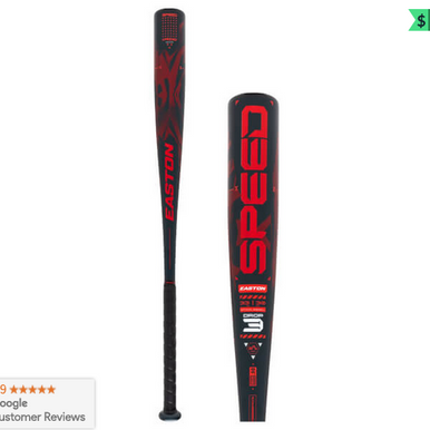 New Easton Speed Bbcor Bb Sb High School -3 Bat 11851-speed-bbcor