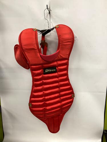 Used Tag Battle Gear Catchers Chest Protector Red Adult 11851-s000044351