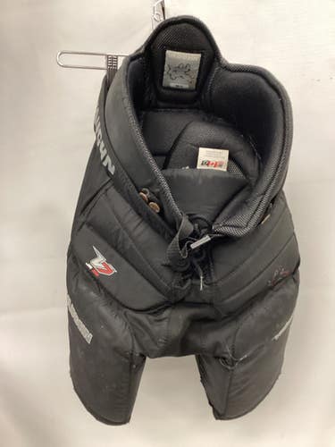 Used Vaughn Jr Xr V7 Junior Goalie Pant Black M L 11851-s000036824