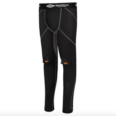 New Shock Dr Comp Cut Resist Pant Hockey Bottoms Youth Black Lg 11851-shdsd32050ytbklg