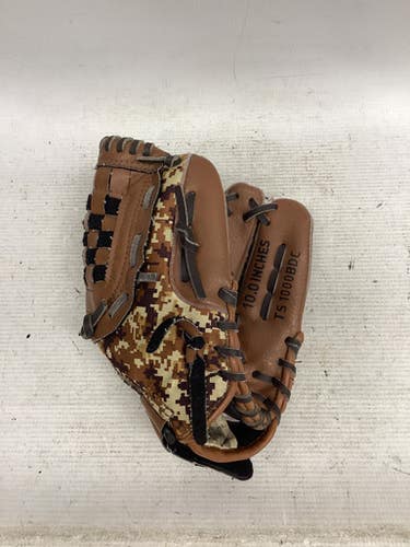 Used Adidas Ez Close Bb Sb Glove Rh Throw Brown 10" 11851-s000039121